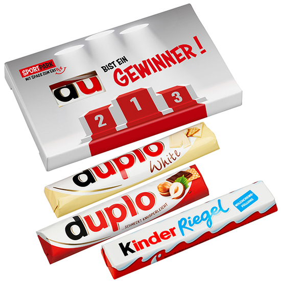 3er Duplo-Pack (1 Duplo klassisch + 1 Duplo weiß + 1 Kinder Riegel)