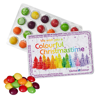 Kleinster (Advents-) Kalender der Welt mit SKITTLES® Original Fruity Candy
