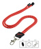 Kordellanyard mit Soft-PVC-Motivlabel