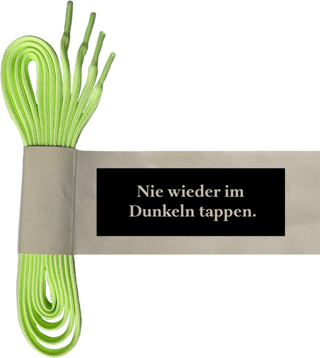 Schnürsenkel Schlauchware fluoreszierend