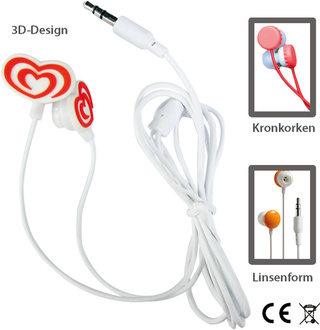 Schmuck-Kopfhörer im 3D-Design