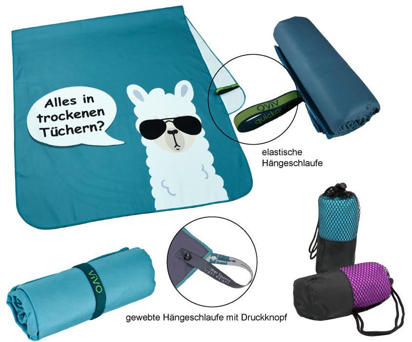 Mikrofaser Dusch- und Badehandtuch ViVO quickdry