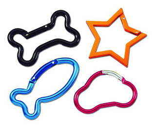 Aluminium-Karabinerhaken in Sonderform