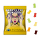 Fruchtgummi Standardformen, ca. 60 x 90 mm, 10 g, Standard-Folie weiß - Motorrad