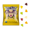 Fruchtgummi Standardformen, ca. 70 x 90 mm, 15 g, Papier/PE-Verbundfolie weiß - Fahrradfahrer