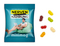 Fruchtgummi Standardformen, ca. 70 x 90 mm, 15 g, Papier/PE-Verbundfolie weiß - Brille