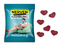 Fruchtgummi Standardformen, ca. 70 x 90 mm, 15 g, Cyclepaper weiß - Herz