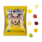 Mini Tetraeder Fruchtgummi, ca. 75 x 60 mm, 10 g, Standard-Folie weiß - Fisch