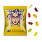 Mini Tetraeder Fruchtgummi, ca. 75 x 60 mm, 10 g, Standard-Folie transparent - Brille
