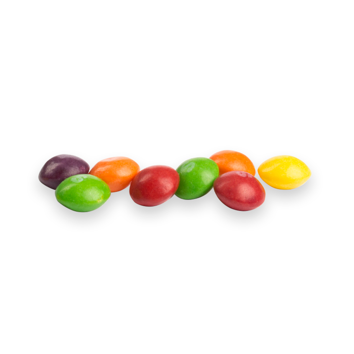 Skittles im Werbetütchen, ca. 90 x 60 mm, 10 g, Standard-Folie weiß -
