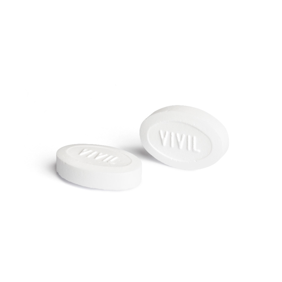 Vivil DoubleMint, ca. 60 x 60 mm, 2 g, Papier/PE-Verbundfolie weiß -