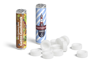 Pfefferminzrolle, ca. 46 mm, 12 mm Durchmesser, 5,4 g, 9 Tabletten -