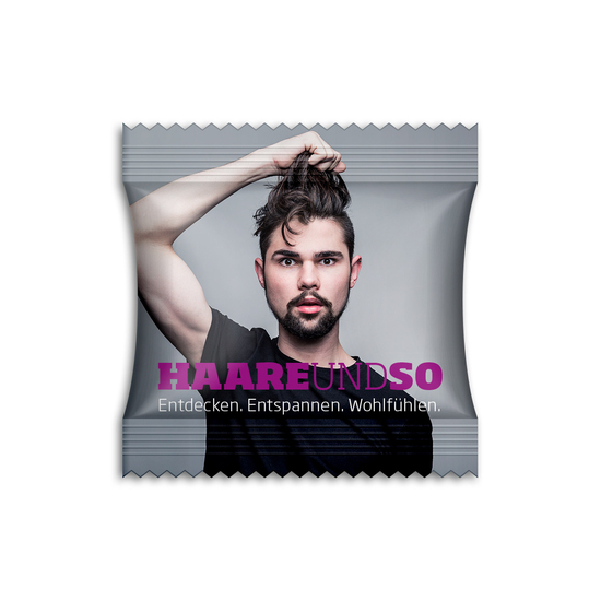 Extra Professional Strong Mint Gums, ca. 60 x 60 mm, 3 g, Standard-Folie transparent -
