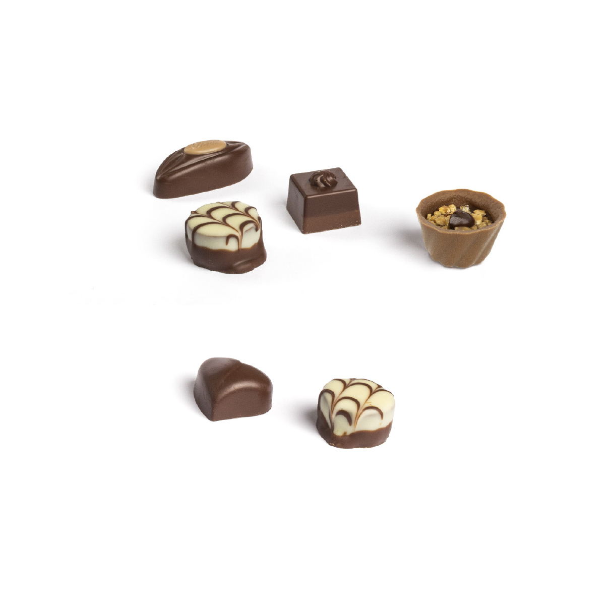 Lindt Mini Pralinés in Pop-Up Kartonage, ca. 101 x 101 x 30 mm, 44 g, Sprechblase -