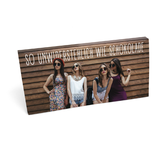 Lindt Schokoladentafel in Mailingmappe, ca. 163 x 80 x 12 mm, 100 g,  - Vollmilchschokolade