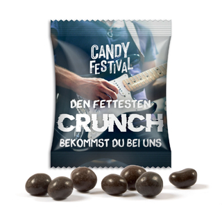 Treets Crunchy Corn im Werbetütchen, ca. 70 x 90 mm, 10 g, Standard-Folie transparent - Crunchy Corn