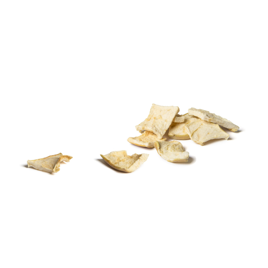 Apfelchips, ca. 90 x 165 mm, 15 g, transparente kompostierbare Folie -