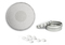 Clic Clac Box, ca. 75 mm Durchmesser, Höhe 22 mm, 50 g, blank - Traubenzuckertabletten
