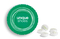 Super Mini Clic Clac Box, ca. 45 mm Durchmesser, Höhe 15 mm, 12 g, PMS Green C - Sweetprints Pfefferminz