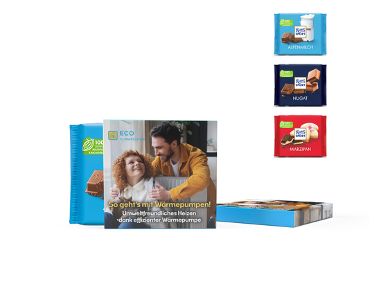 Ritter Sport Tafel in Vollkartonage