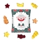 Fruchtgummi Vegan Weihnachtsedition, ca. 90 x 110 mm, 20 g, Standard-Folie transparent -