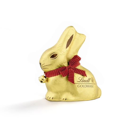 Lindt Goldhase 50 g in Vollkartonage, ca. 92,5 x 68 x 42 mm, 50 g,  -