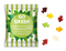 Fruchtgummi Standardformen 10 g Flugzeug transparente kompostierbare Folie