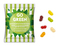 Fruchtgummi Standardformen 15 g Brille transparente kompostierbare Folie