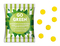 Fruchtgummi Standardformen 15 g Smilie transparente kompostierbare Folie