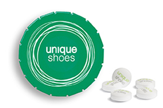 Super Mini Clic Clac Box 23 g Sweetprints Pfefferminz PMS Green C