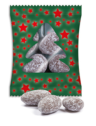 Weihnachtsmandeln im Werbetütchen 12 g  Tannenbaum