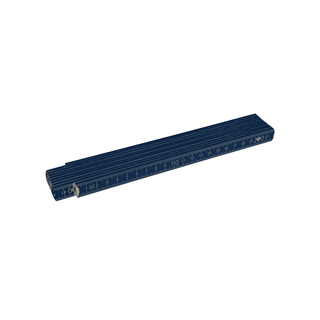Zollstock Wooden-Maß blau