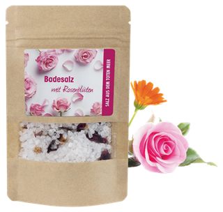 ZIP-Tasche mit Badesalz 30 g