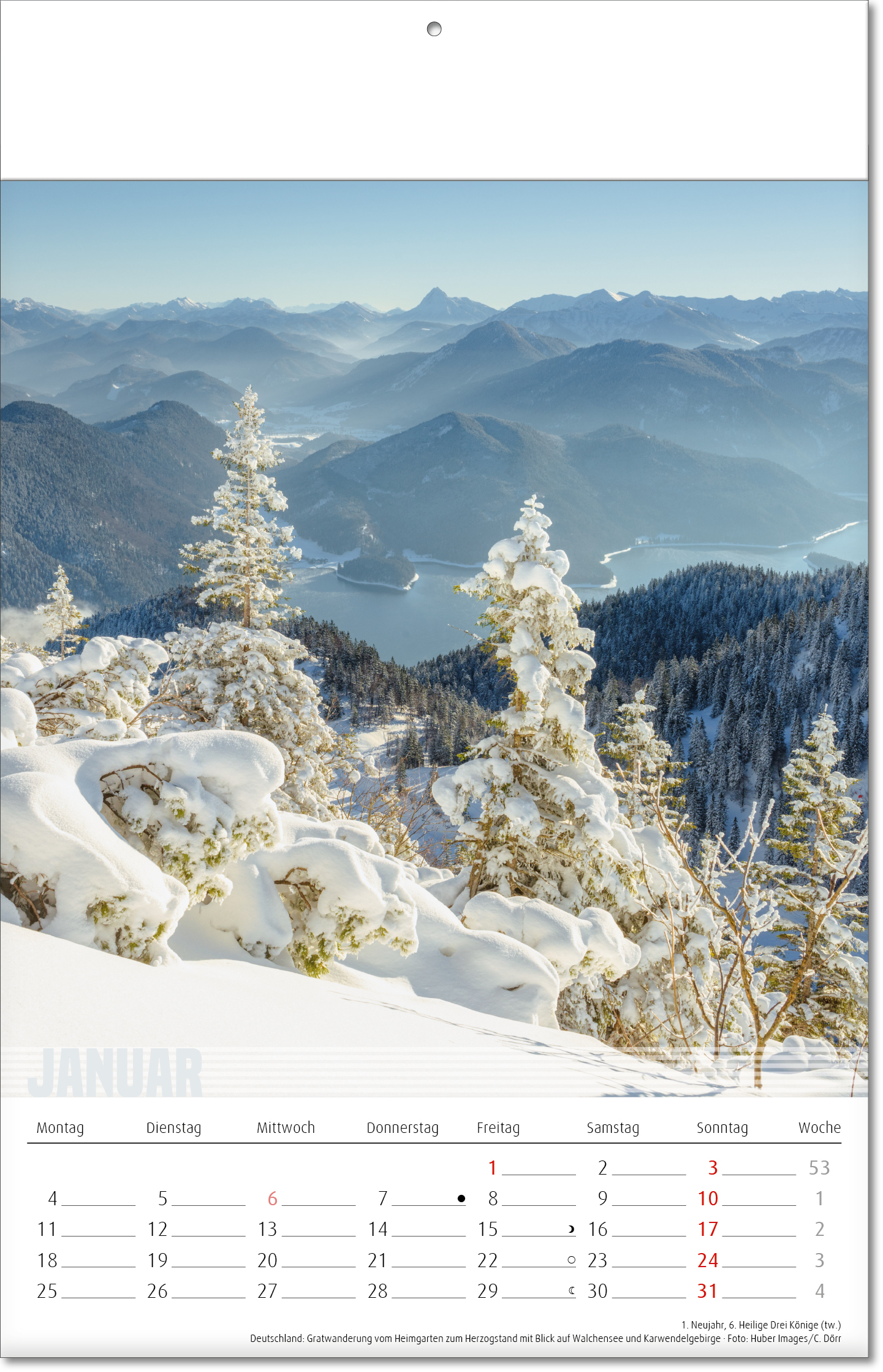 Bildkalender Bergwelten, Fälzel