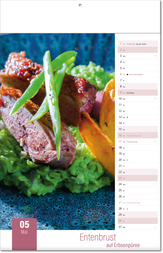 Bildkalender Aromaküche, Fälzel