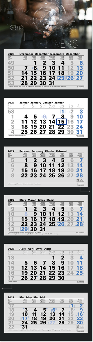 6-Monatsplaner Ocean-6