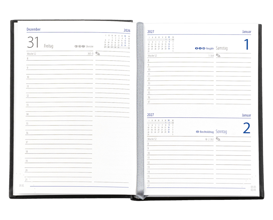 Taschenbuch Tag, Slinky mittelblau