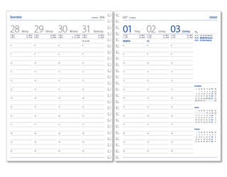 Wochenkalender Klassik D Wire, Magic hellbraun