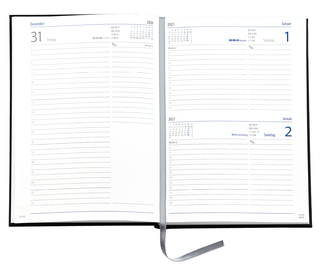 Buchkalender Trend Chefkalender D, Slinky mittelblau