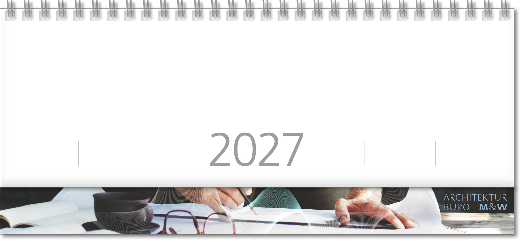 Schreibtischquerkalender Premium