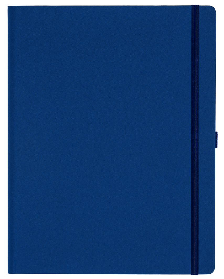 Notizbuch Style Large im Format 19x25cm, Inhalt blanco, Einband Fancy in der Farbe Royal Blue