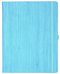 Notizbuch Style Large im Format 19x25cm, Inhalt blanco, Einband Woody in der Farbe Sky