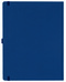 Notizbuch Style Large im Format 19x25cm, Inhalt kariert, Einband Fancy in der Farbe Royal Blue