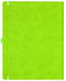 Notizbuch Style Large im Format 19x25cm, Inhalt kariert, Einband Slinky in der Farbe Lime