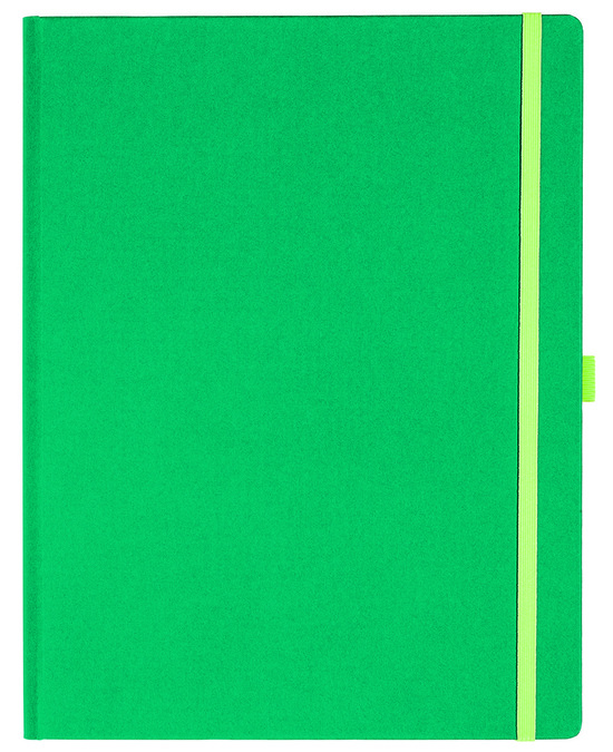Notizbuch Style Large im Format 19x25cm, Inhalt liniert, Einband Fancy in der Farbe Laguna