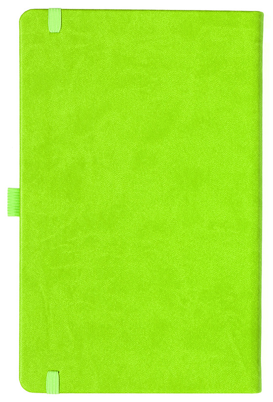 Notizbuch Style Medium im Format 13x21cm, Inhalt blanco, Einband Slinky in der Farbe Lime