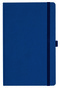 Notizbuch Style Medium im Format 13x21cm, Inhalt kariert, Einband Fancy in der Farbe Royal Blue