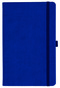 Notizbuch Style Medium im Format 13x21cm, Inhalt liniert, Einband Slinky in der Farbe Ultramarine