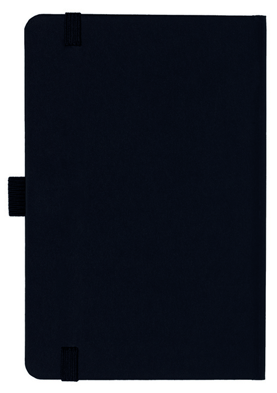 Notizbuch Style Small im Format 9x14cm, Inhalt blanco, Einband Fancy in der Farbe Black