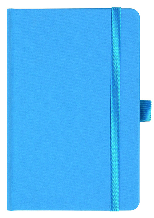 Notizbuch Style Small im Format 9x14cm, Inhalt blanco, Einband Fancy in der Farbe China Blue